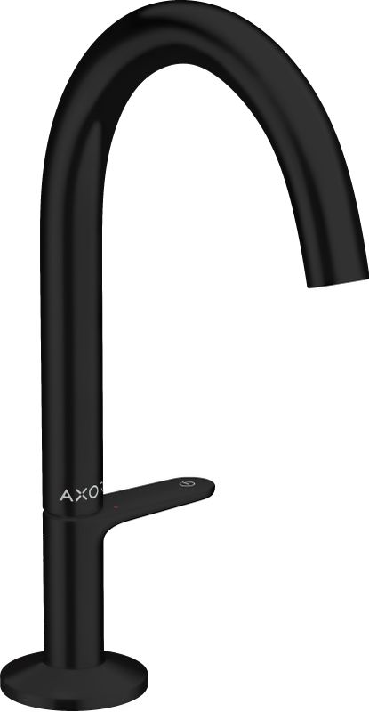 Hansgrohe Waschtischmischer Select 170 Axor One, mit Push-Open Ablaufgarnitur matt, Farbe schwarz Bild 1