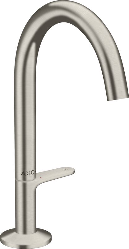 Hansgrohe Waschtischmischer Select 170 Axor One, mit Push-Open Ablaufgarnitur BSO, Farbe silber Bild 1
