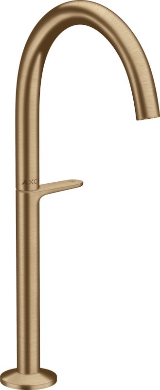 Hansgrohe Waschtischmischer Select 260 Axor One, für Waschschüsseln, mit Push-Open BBR, Farbe bronze Bild 1