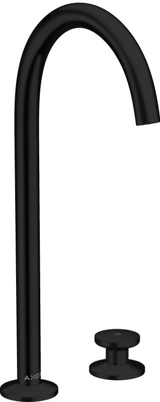 Hansgrohe 2-L.Waschtischmischer Select 260 Axor One mit Push-Open Ablaufg.matt, Farbe schwarz Bild 1