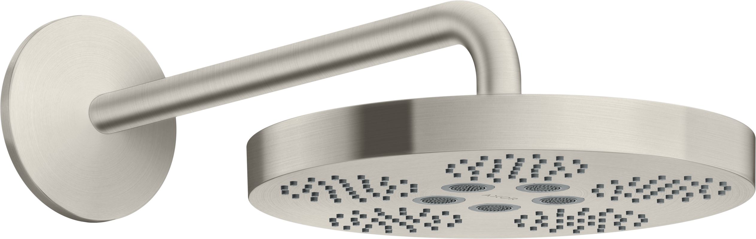 Hansgrohe Kopfbrause Axor One 280 1jet, mit Brausearm BSO, 184 x 282 x 531 x 531 mm, Farbe silber Bild 1