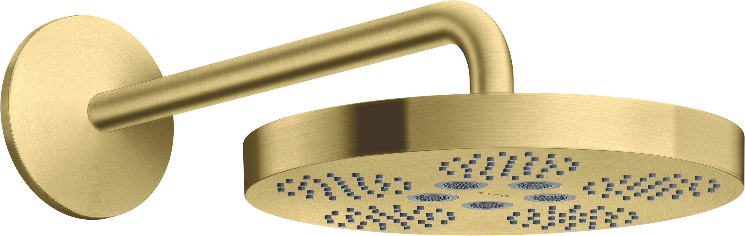 Hansgrohe Kopfbrause Axor One 280 1jet, mit Brausearm BB, 184 x 282 x 531 x 531 mm, Farbe brass Bild 1