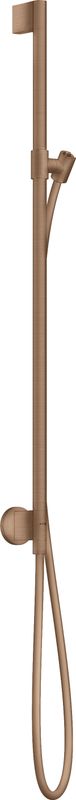 Hansgrohe Brausestange Axor One, mit Wandanschluss u.Brauseschlauch BRG, 965 mm, Farbe red gold Bild 1