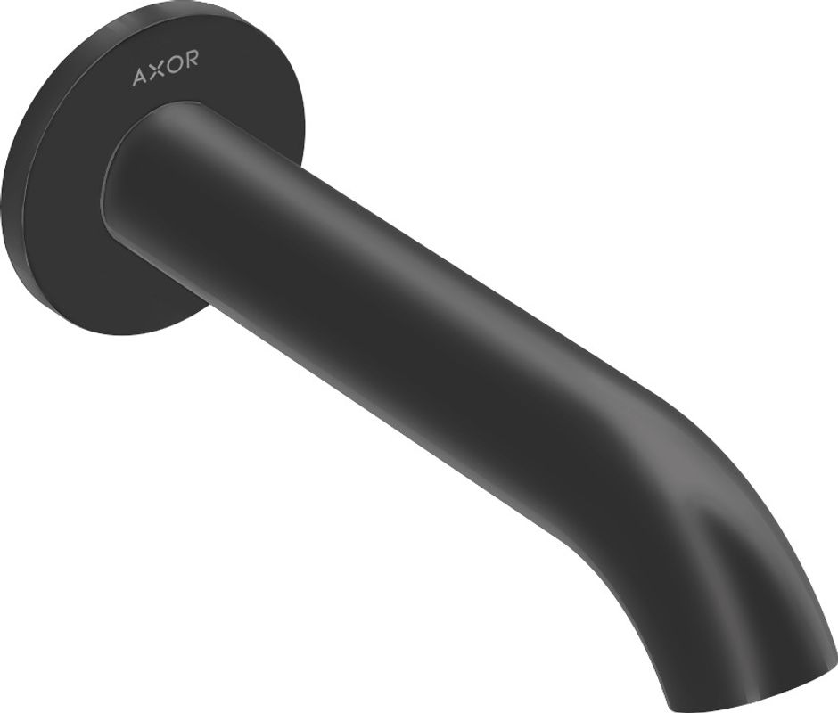 Hansgrohe Wanneneinlauf Axor Uno gebogen matt, 178 mm, Farbe schwarz Bild 1