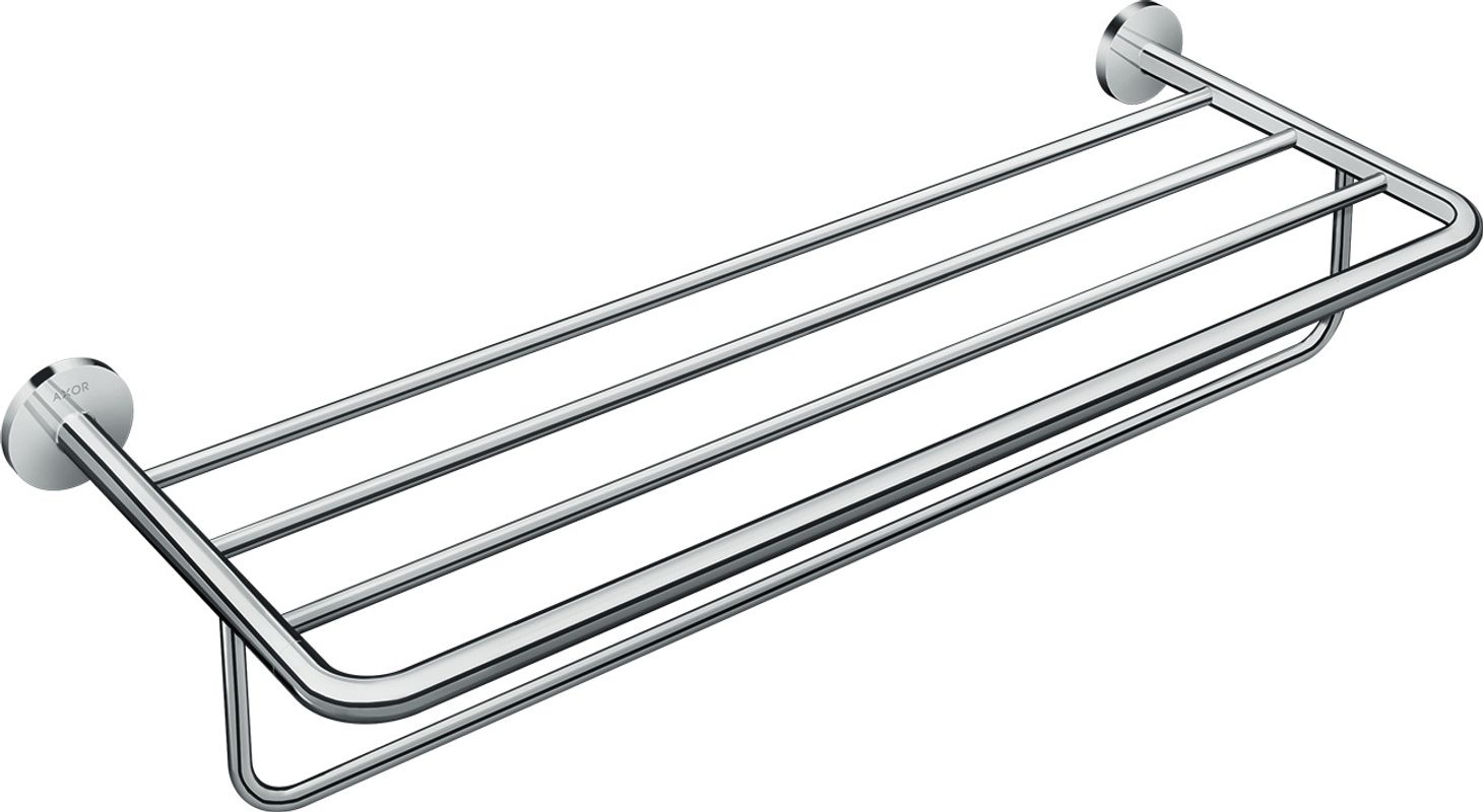 Hansgrohe Handtuchablage, mit Handtuchhalter Axor Universal Circular, 104 x 250 x 250 mm, Farbe chrom Bild 1