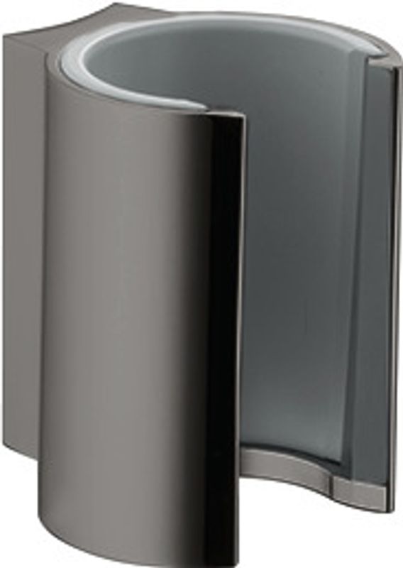 Hansgrohe Brausenhalter Axor Starck PBC, für Schlaeuche, mit zylindrischer Mutter, Farbe black chrome Bild 1