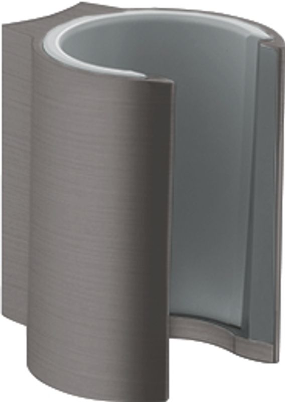 Hansgrohe Brausenhalter Axor Starck BBC, für Schlaeuche, mit zylindrischer Mutter, Farbe black chrome Bild 1