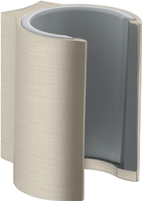 Hansgrohe Brausenhalter Axor Starck BN, für Schlaeuche, mit zylindrischer Mutter, Farbe nickel Bild 1