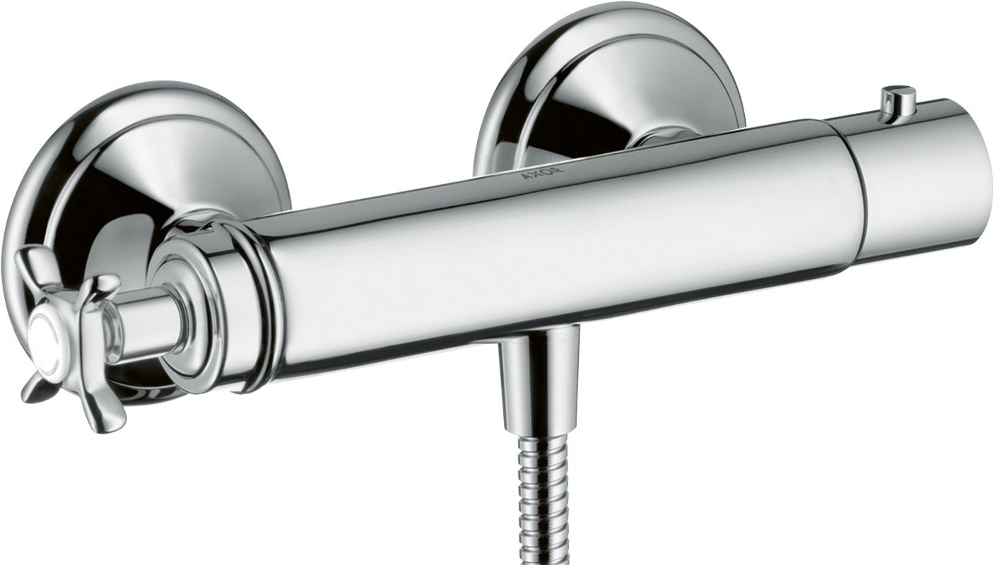 Hansgrohe Thermostatmischer Aufputz Axor Montreux, für Brause, Farbe chrom Bild 1