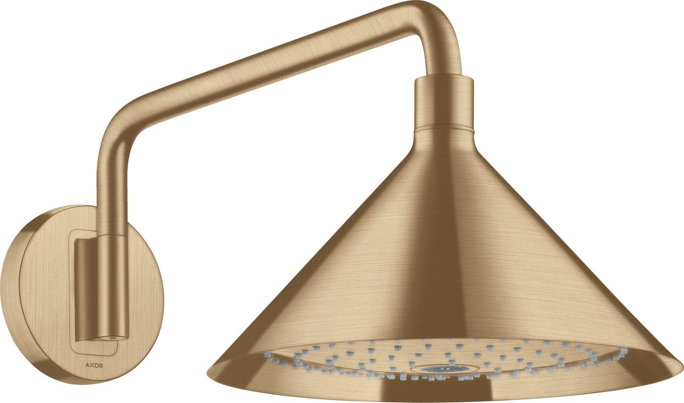 Hansgrohe Kopfbrause Axor Front mit Brausearm BBR, 233 x 279 x 594 x 594 mm, Farbe bronze Bild 1
