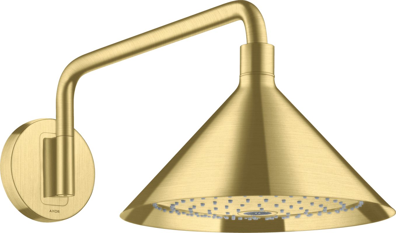 Hansgrohe Kopfbrause Axor Front mit Brausearm BB, 233 x 279 x 594 x 594 mm, Farbe brass Bild 1