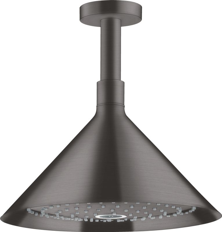 Hansgrohe Kopfbrause Axor Front, mit Deckenanschluss BBC, 280 x 279 x 279 mm, Farbe black chrome Bild 1