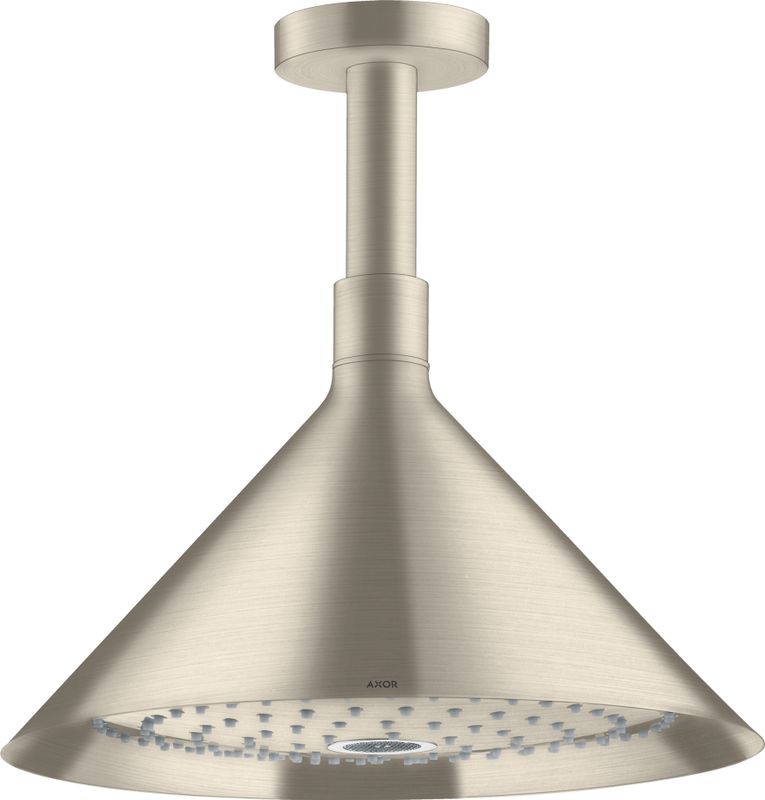Hansgrohe Kopfbrause Axor Front, mit Deckenanschluss BN, 280 x 279 x 279 mm, Farbe nickel Bild 1