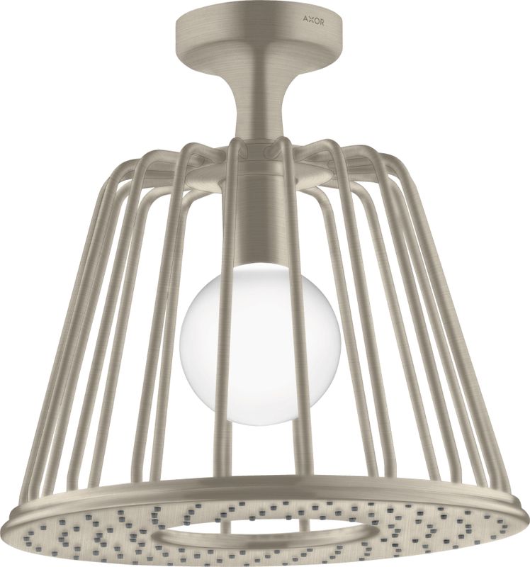 Hansgrohe Kopfbrause Axor Nendo BN, mit Deckenanschluss, 265 x 275 x 275 mm, Farbe nickel Bild 1