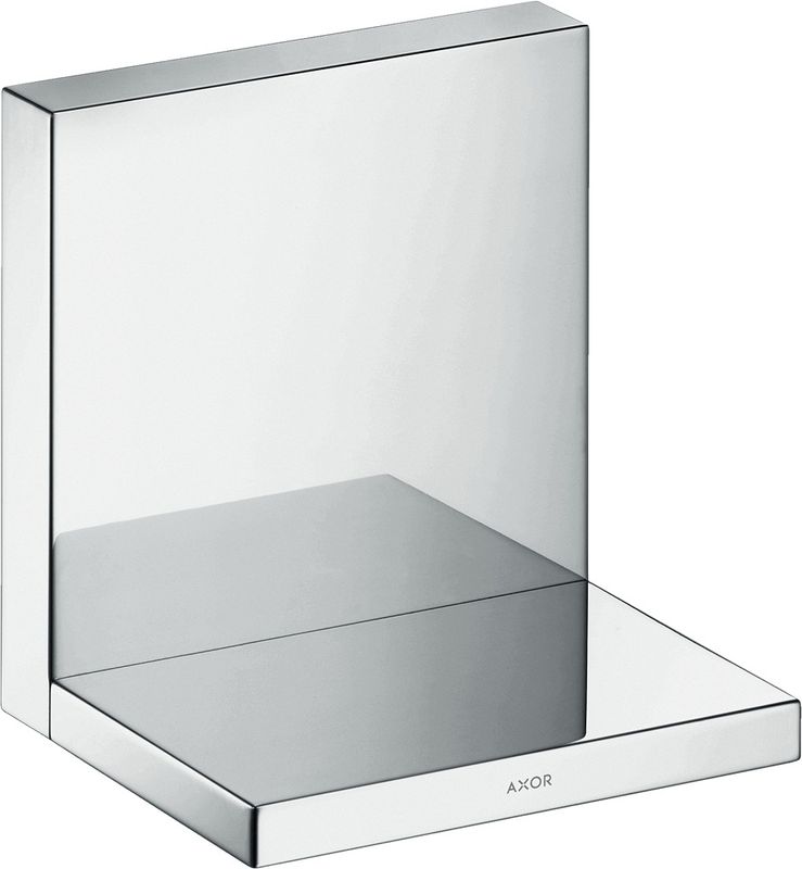 Hansgrohe Ablage kurz Axor Starck ShowerCollection 120 mm, verchromt, 120 x 120 x 101 mm, Farbe chrom Bild 1