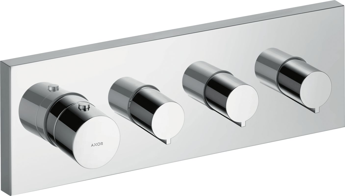 Hansgrohe Fertigset Axor Starck ShowerCollection für Thermostatmodul 3/4" verchromt, 120 mm, Farbe chrom Bild 1
