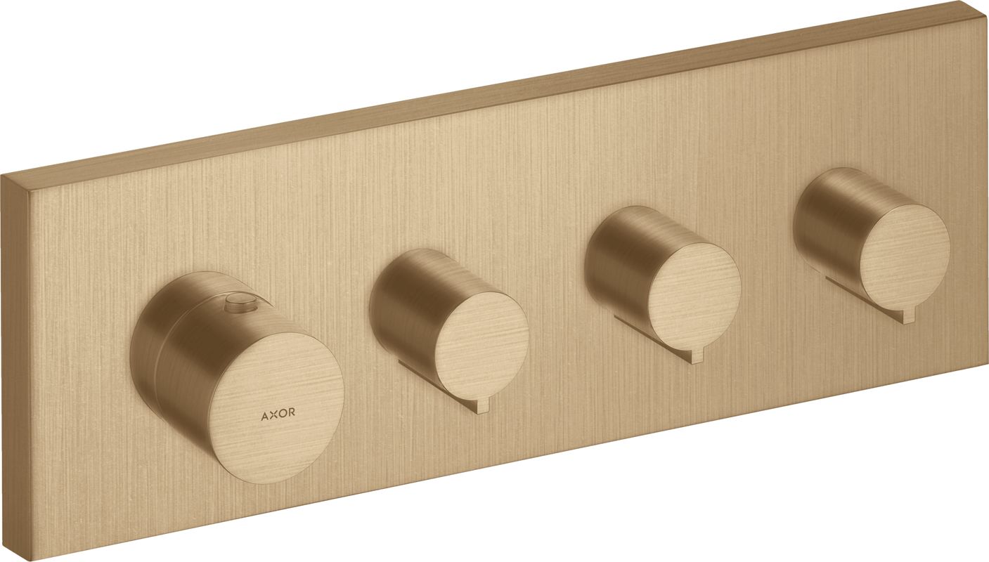 Hansgrohe Thermostatmodul Axor Starck Fertigset BBR, Farbe bronze Bild 1