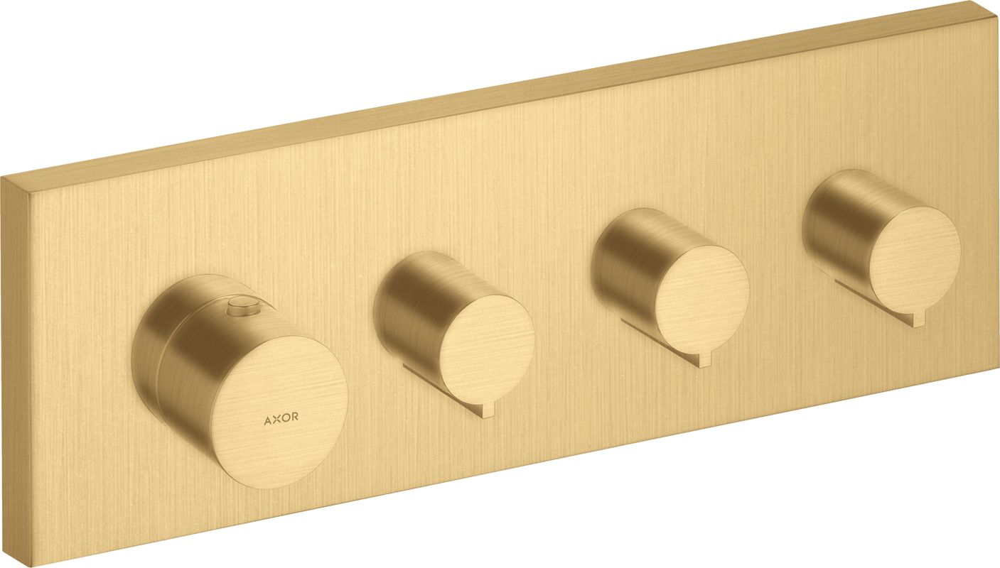 Hansgrohe Thermostatmodul Axor Starck Fertigset BGO, Farbe gold Bild 1