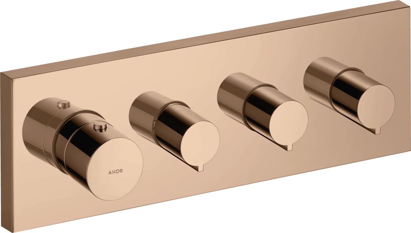 Hansgrohe Thermostatmodul Axor Starck Fertigset PRG, Farbe red gold Bild 1