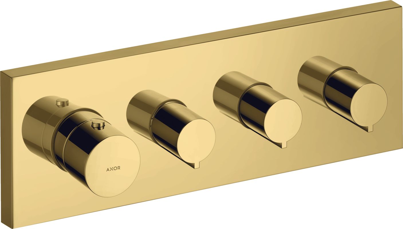 Hansgrohe Thermostatmodul Axor Starck Fertigset PGO, Farbe gold Bild 1