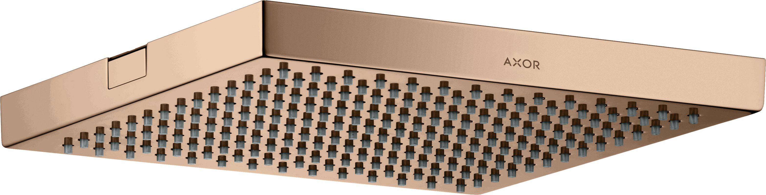 Hansgrohe Kopfbrause Axor Starck 240 x 240 mm PRG, 27 x 240 x 240 mm, Farbe red gold Bild 1