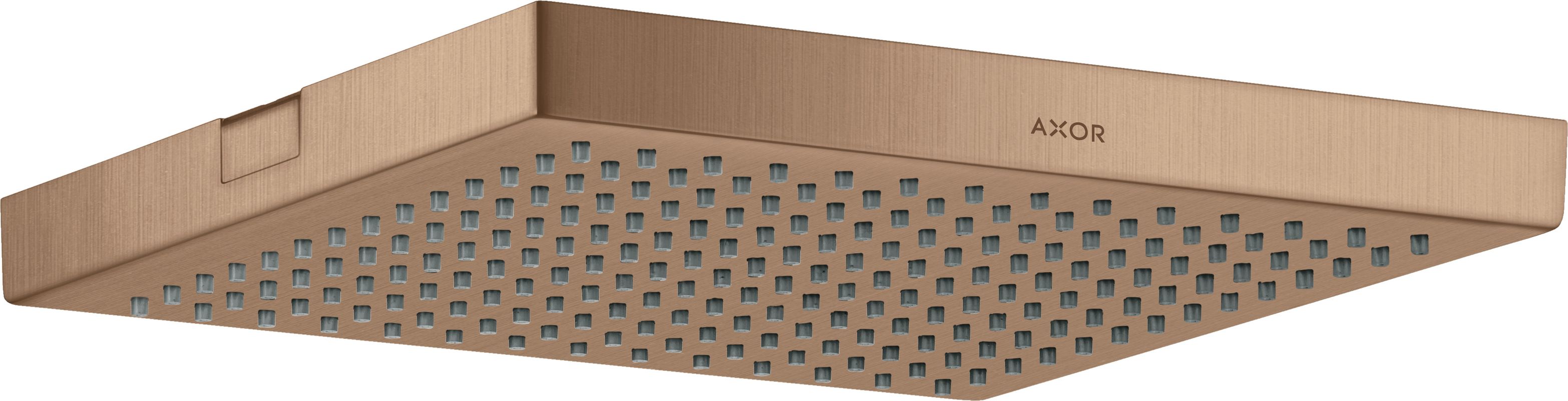 Hansgrohe Kopfbrause Axor Starck 240 x 240 mm BRG, 27 x 240 x 240 mm, Farbe red gold Bild 1