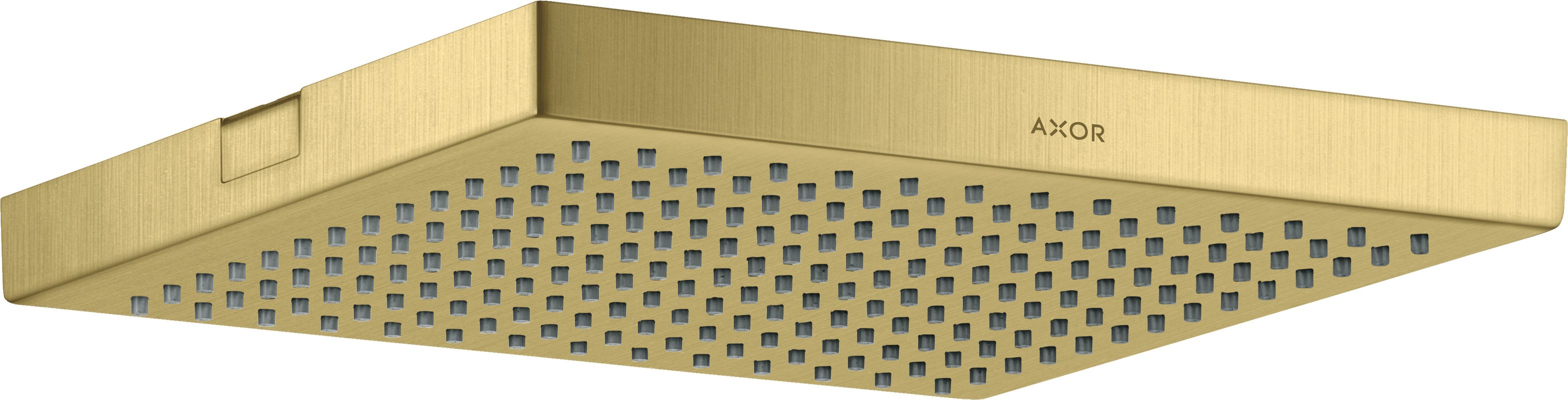 Hansgrohe Kopfbrause Axor Starck 240 x 240 mm BB, 27 x 240 x 240 mm, Farbe brass Bild 1