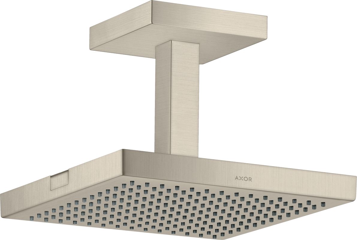 Hansgrohe Kopfbrause Axor Starck 240 x 240 mm BN, mit Deckenanschlussstück, 152 x 240 x 240 mm, Farbe nickel Bild 1