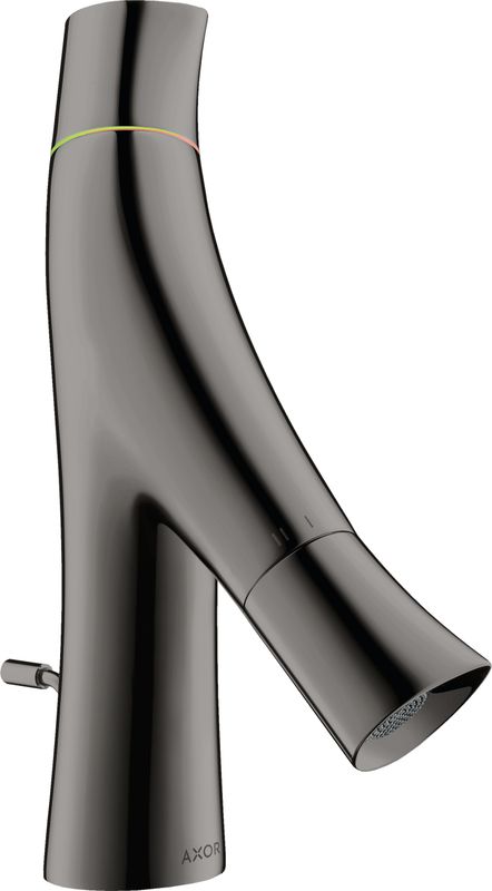 Hansgrohe Zweigriff Waschtischarmatur 50 Axor Starck Organic, für Handwaschbecken PBC, Farbe black chrome Bild 1
