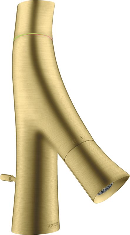 Hansgrohe Zweigriff Waschtischarmatur 50 Axor Starck Organic, für Handwaschbecken BB, Farbe brass Bild 1