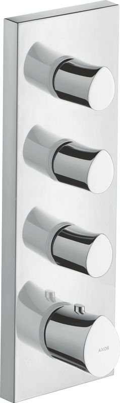 Hansgrohe Thermostatmodul Axor Starck Organic Fertigset, Farbe chrom Bild 1