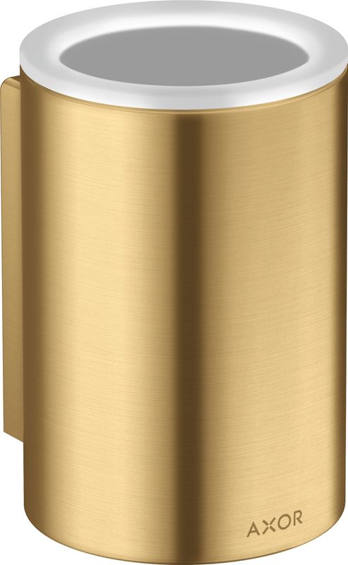 Hansgrohe Zahnputzbecher Axor Universal Circular BGO, 114 x 76 x 84 mm, Farbe gold Bild 1