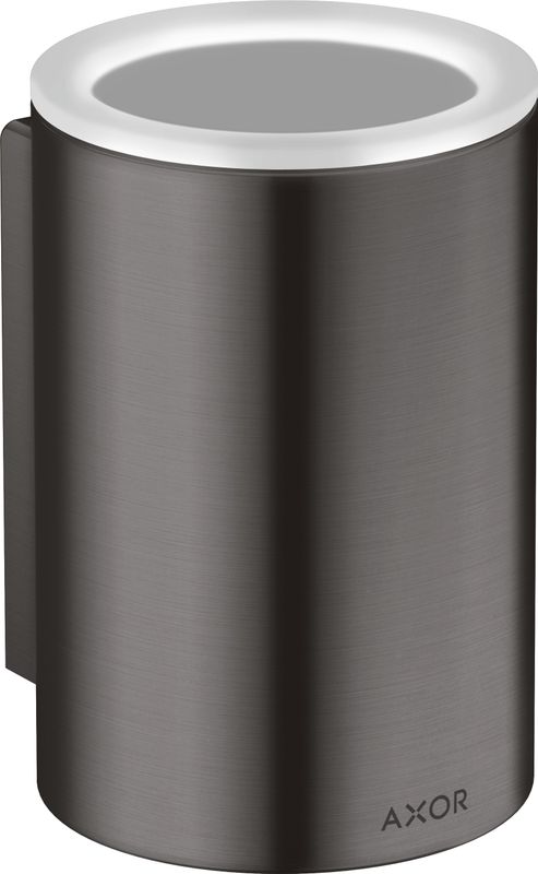 Hansgrohe Zahnputzbecher Axor Universal Circular BBC, 114 x 76 x 84 mm, Farbe black chrome Bild 1