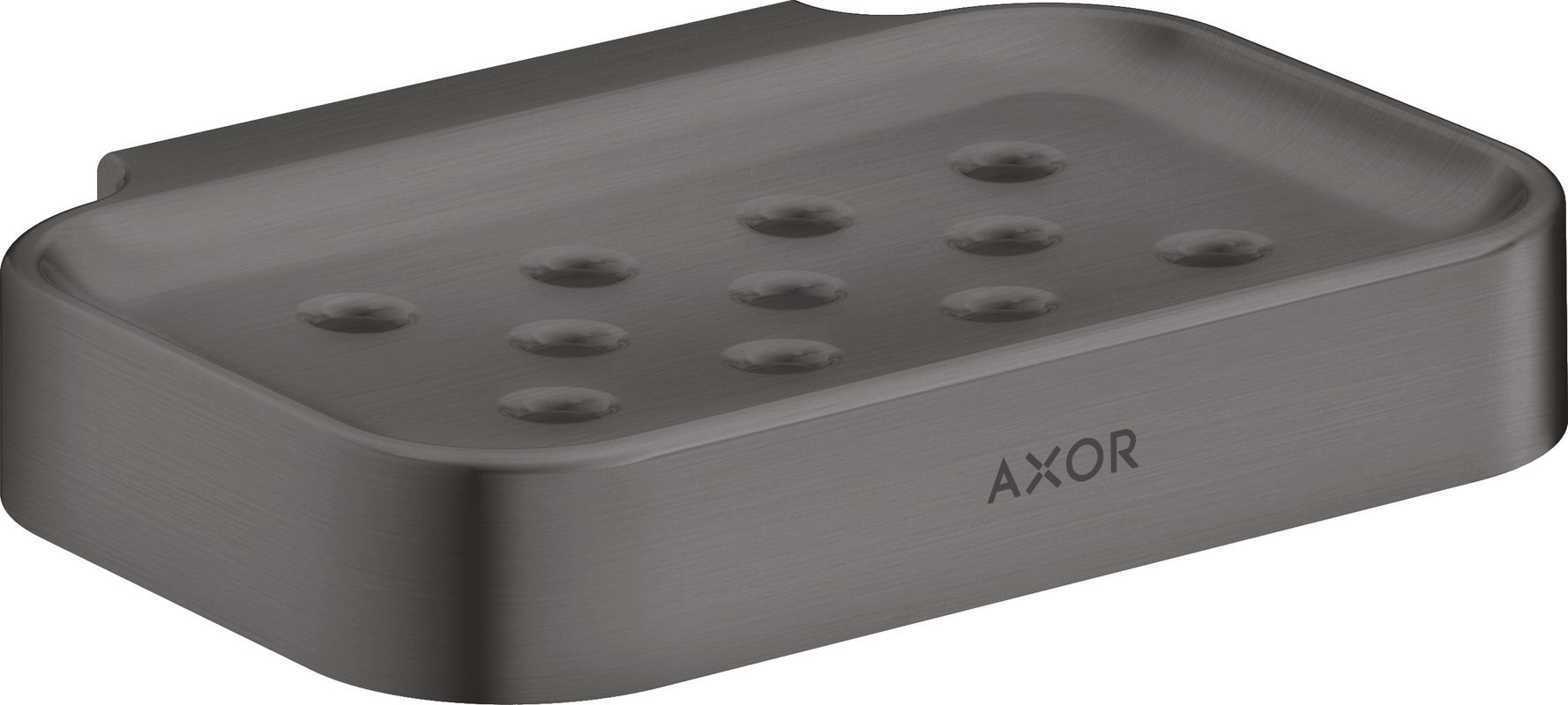 Hansgrohe Seifenschale Axor Universal Circular BBC, 21 x 127 x 90 mm, Farbe black chrome Bild 1