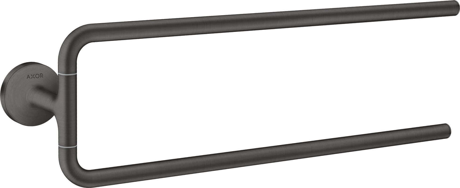 Hansgrohe Handtuchhalter zweiarmig Axor Universal Circular BBC, 138 x 490 x 490 mm, Farbe schwarz Bild 1