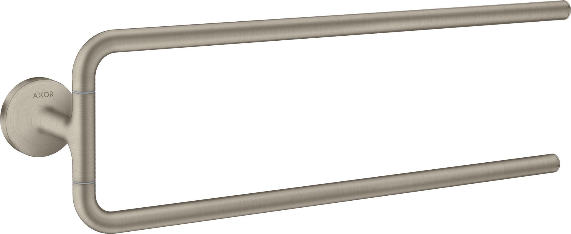 Hansgrohe Handtuchhalter zweiarmig Axor Universal Circular BN, 138 x 490 x 490 mm, Farbe nickel Bild 1