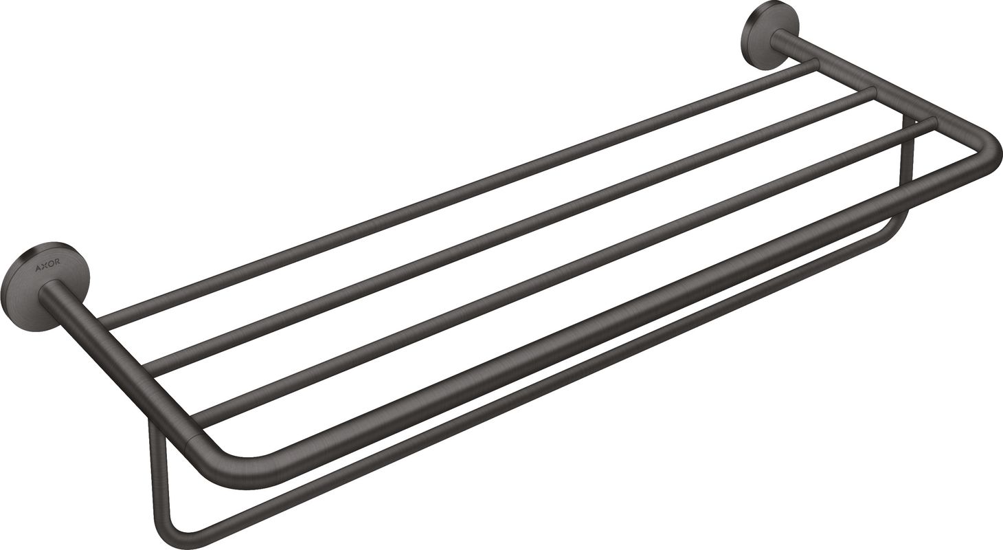 Hansgrohe Handtuchablage, mit Handtuchhalter Axor Universal Circular BBC, 104 x 250 x 250 mm, Farbe schwarz Bild 1