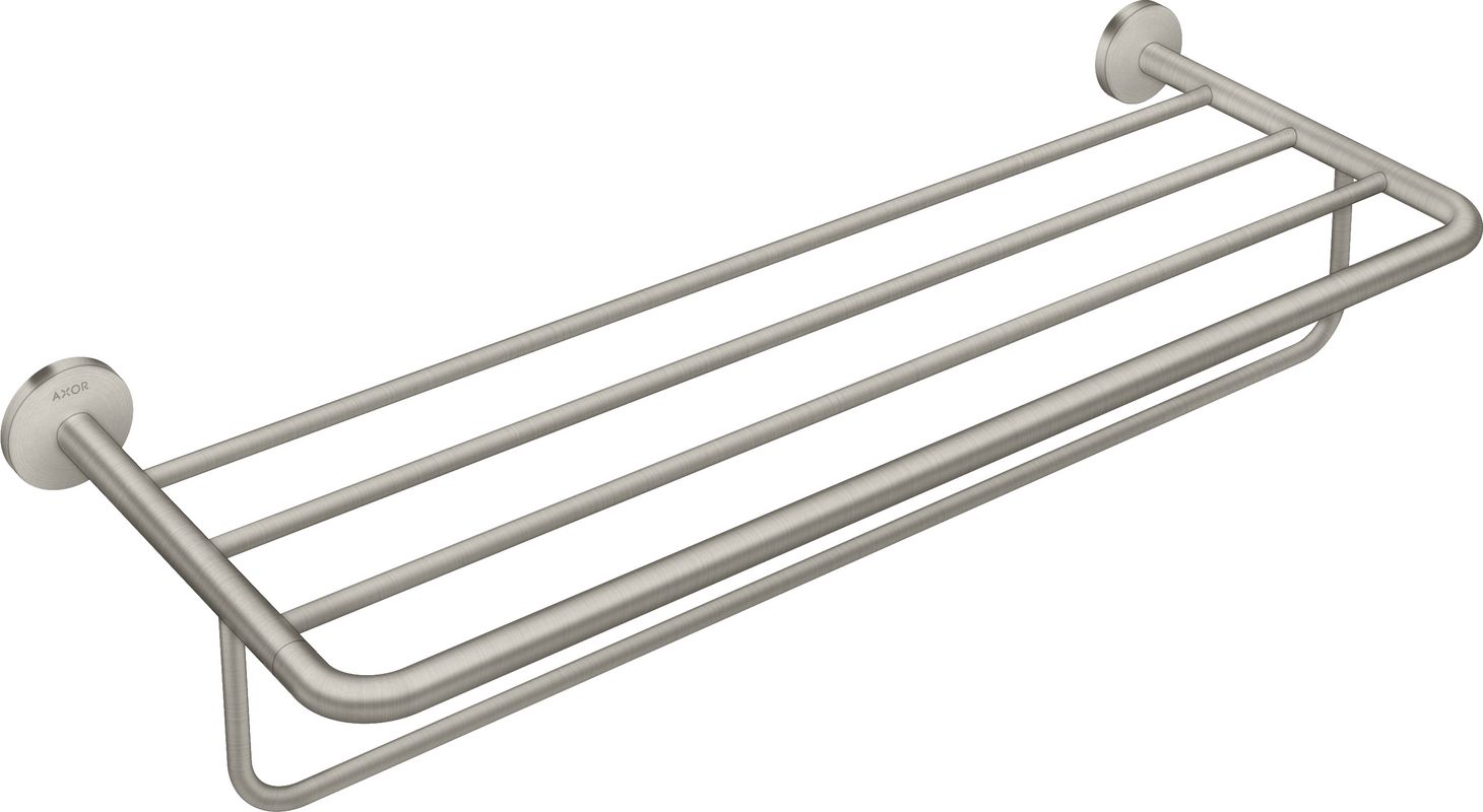 Hansgrohe Handtuchablage, mit Handtuchhalter Axor Universal Circular BSO, 104 x 250 x 250 mm, Farbe Edelstahl Bild 1