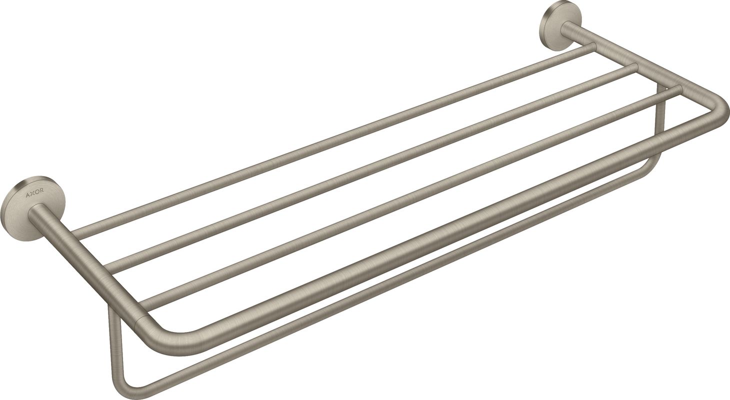 Hansgrohe Handtuchablage, mit Handtuchhalter Axor Universal Circular BN, 104 x 250 x 250 mm, Farbe nickel Bild 1