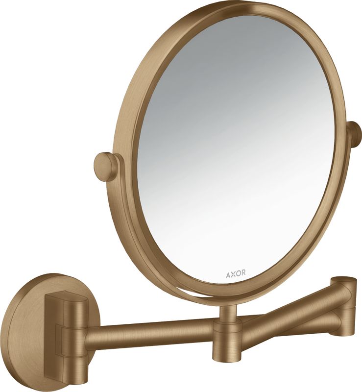 Hansgrohe Rasierspiegel Axor Universal Circular BBR, 257 x 223 mm, Farbe bronze Bild 1