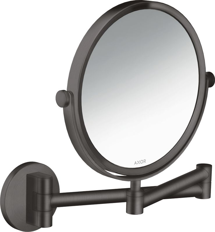 Hansgrohe Rasierspiegel Axor Universal Circular BBC, 257 x 223 mm, Farbe black chrome Bild 1