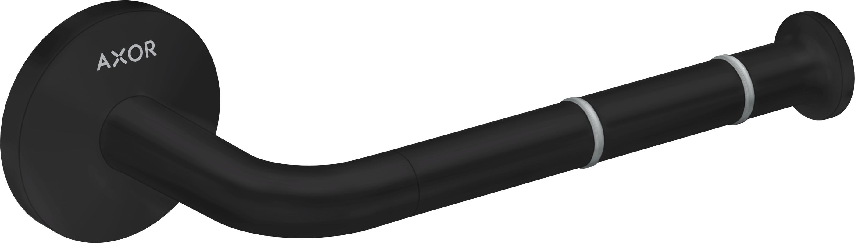 Hansgrohe Toilettenpapierhalter Axor Universal Circular matt, 55 x 83 x 83 mm, Farbe schwarz Bild 1
