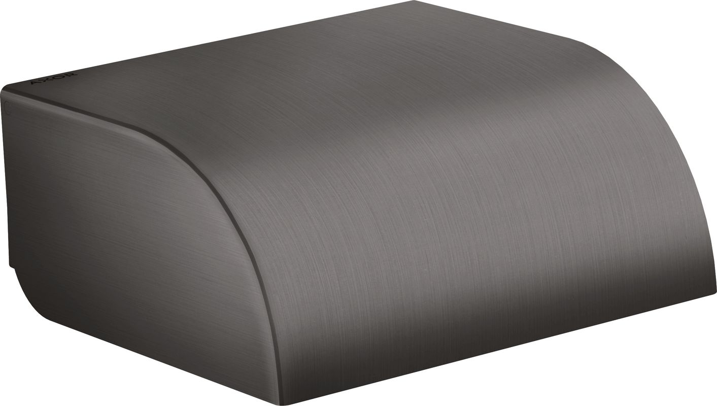 Hansgrohe Toilettenpapierhalter, mit Deckel Axor Universal Circular BBC, 64 x 142 x 142 mm, Farbe black chrome Bild 1