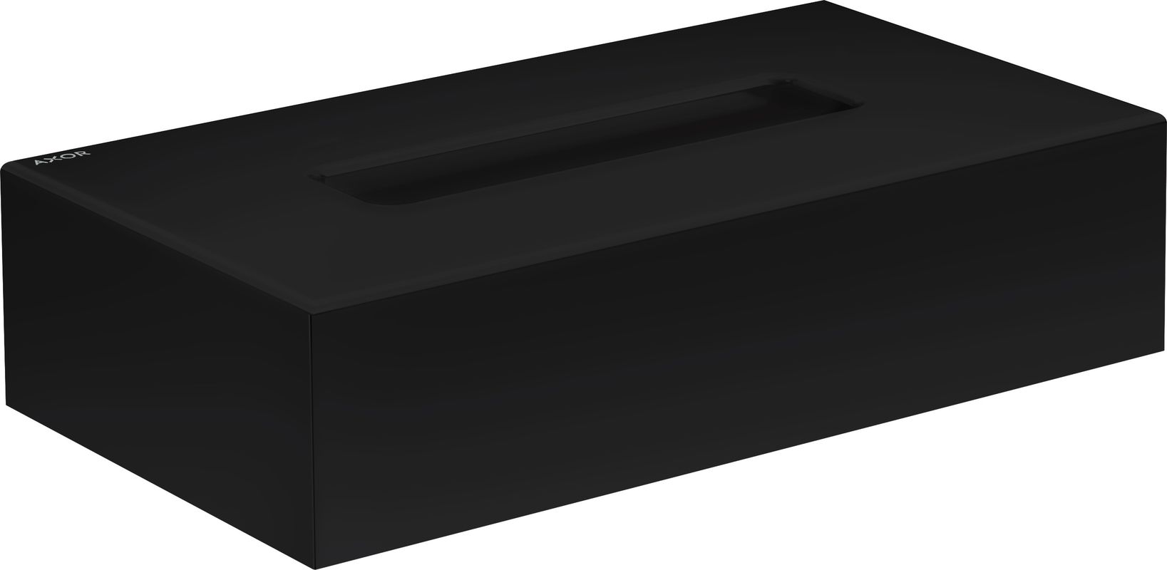 Hansgrohe Kosmetiktuchbox Axor Universal Circular matt, Farbe schwarz Bild 1