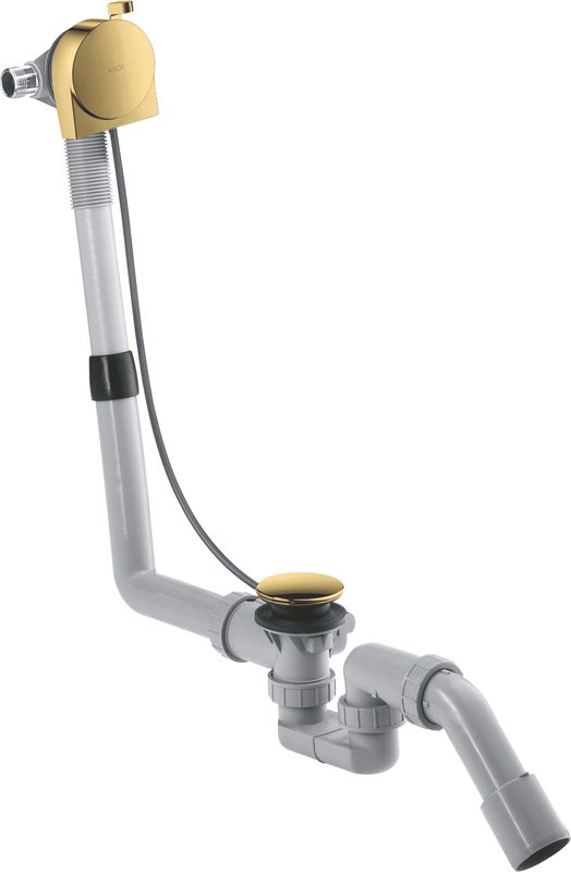 Hansgrohe Wannenein-, Ab- und Überlaufgarnitur Axor Exafill S Komplettset Normalwannen PGO, Farbe gold Bild 1