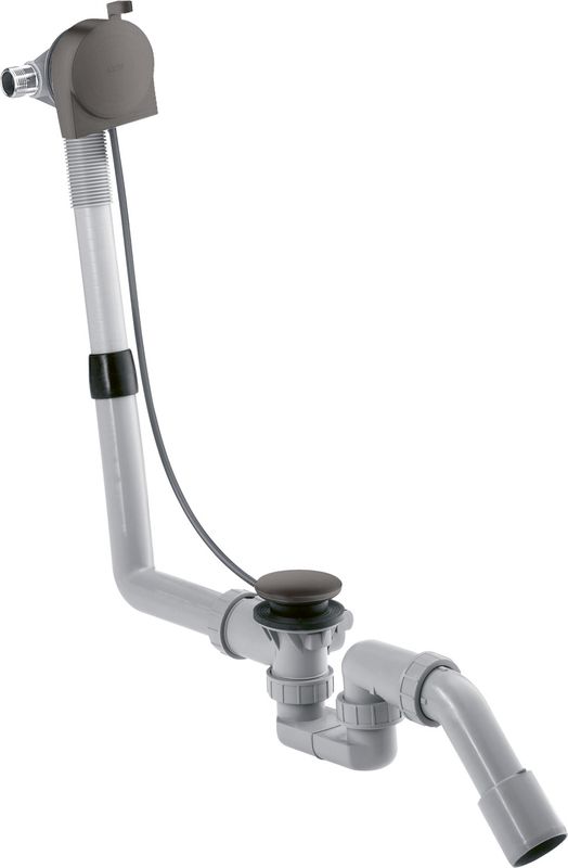Hansgrohe Wannenein-, Ab- und Überlaufgarnitur Axor Exafill S Komplettset Normalwannen BBC, Farbe black chrome Bild 1