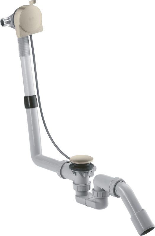 Hansgrohe Wannenein-, Ab- und Überlaufgarnitur Axor Exafill S Komplettset Normalwannen BN, Farbe nickel Bild 1