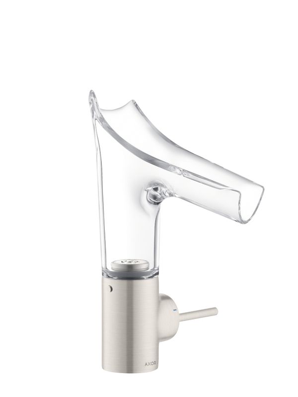 Hansgrohe Waschtischmischer Axor Starck V BSO Nicht, für (halb-)öf.Bereich empfohlen, Farbe silber Bild 1