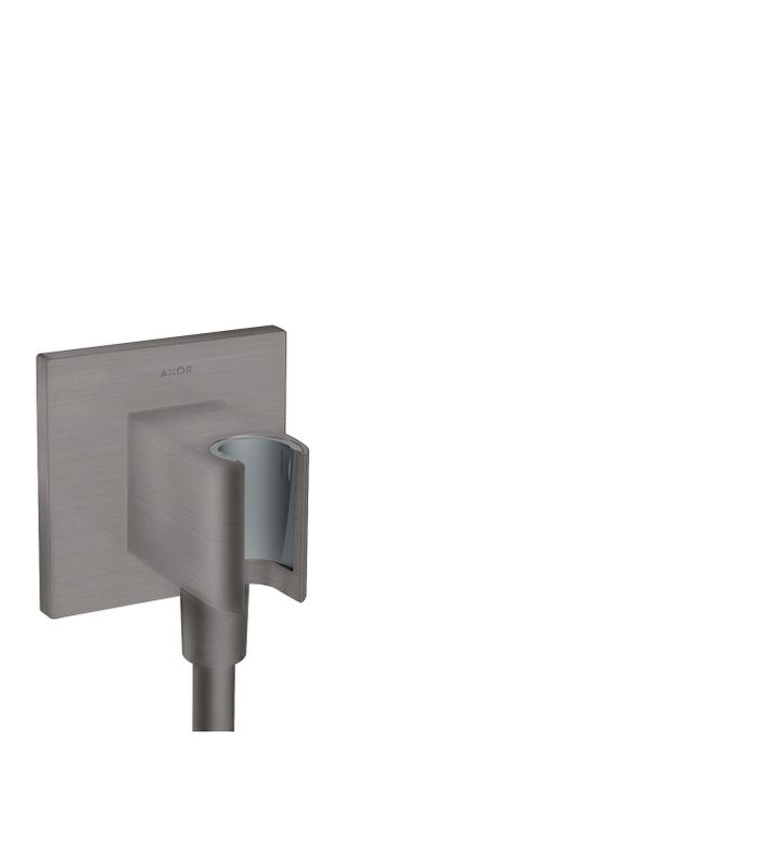 Hansgrohe Schlauchanschluss Fixfit Porter Square Axor mit RückflussverhindererBBC, DN 15, Farbe black chrome Bild 1
