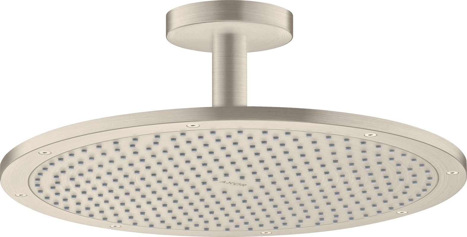 Hansgrohe Kopfbrause 350 1jet Axor BN Deckenmontage, 91 x 355 x 567 x 567 mm, Farbe nickel Bild 1